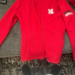 Womens nebraska Huskers Red Jacket medium